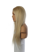 0 DOĞAL SAÇ MEDİKAL TÜL PERUK - LACE FRONT - HHIN-27-(18''-25'')-67C-R60-613-261G-1670