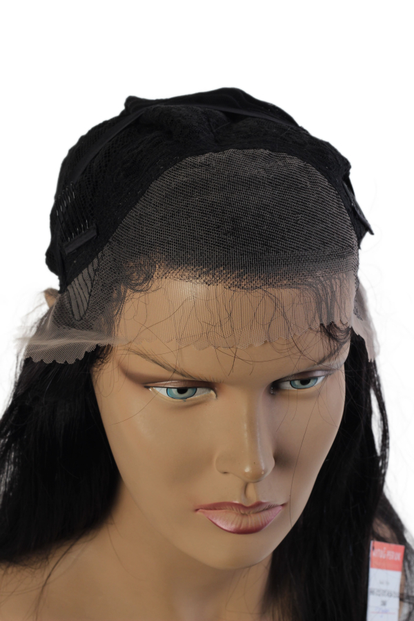 thumb%100 DOĞAL SAÇ MEDİKAL TÜL PERUK - LACE FRONT - SİYAH - 231 GRAM - HHI-1722-57C-R1B-231G-1065