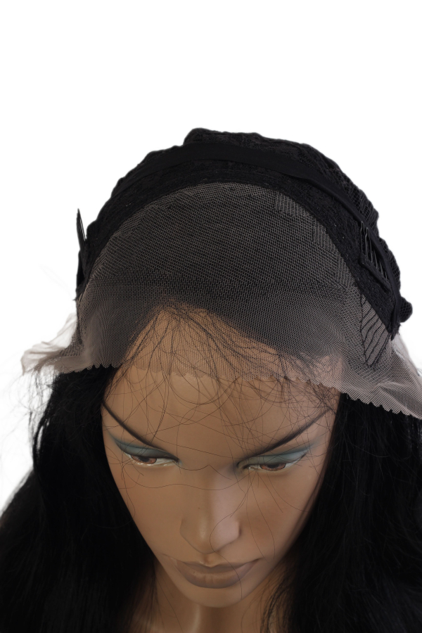 thumb%100 DOĞAL SAÇ MEDİKAL TÜL PERUK - LACE FRONT - SİYAH - 225 GRAM - HHI-1822-58C-R1-225G-1041