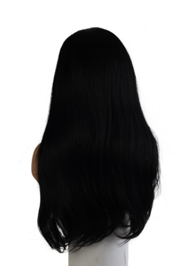 thumb%100 DOĞAL SAÇ MEDİKAL TÜL PERUK - LACE FRONT - SİYAH - 239 GRAM - HHI-1826-65C-R1-239G-1237