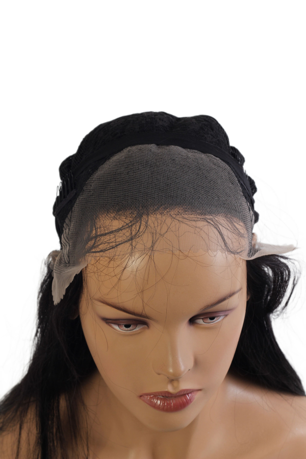 thumb%100 DOĞAL SAÇ MEDİKAL TÜL PERUK - LACE FRONT - SİYAH - 228 GRAM - HHI-1822-58C-R1B-228G-1053