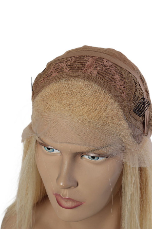 thumb%100 DOĞAL SAÇ MEDİKAL TÜL PERUK - LACE FRONT - HHIN-24-(15''-22'')-60C-R613 - 227G-1050