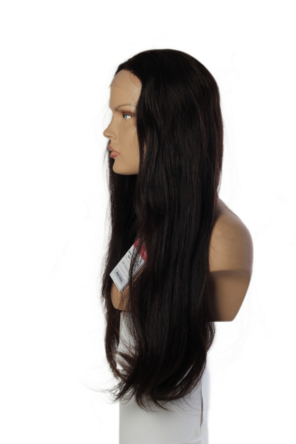  %100 DOĞAL SAÇ MEDİKAL TÜL PERUK - LACE FRONT - HHIN-26-(19''-25'')-65C-RNAT-298G-1437