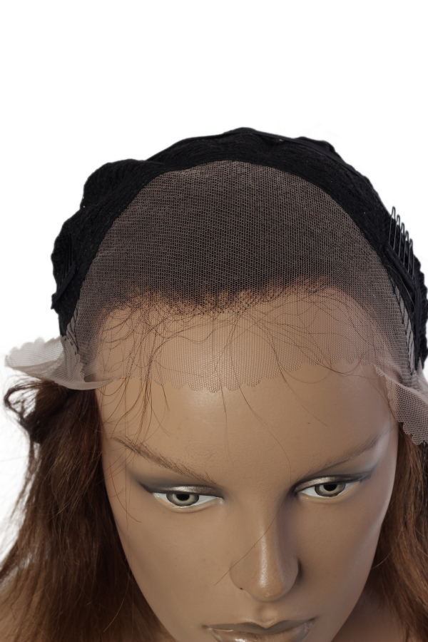 thumb%100 DOĞAL SAÇ MEDİKAL TÜL PERUK - LACE FRONT - HHT-9S-D-5-9-25C-RNAT-107G-314