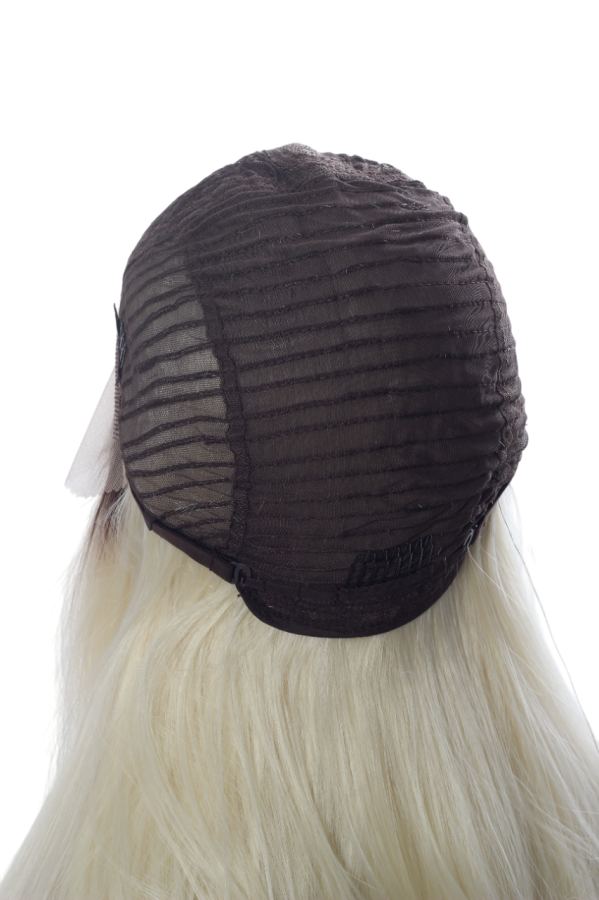 thumbSentetik Tül Peruk - BL66122-1 - Kumral Ombreli,Platin Sarı