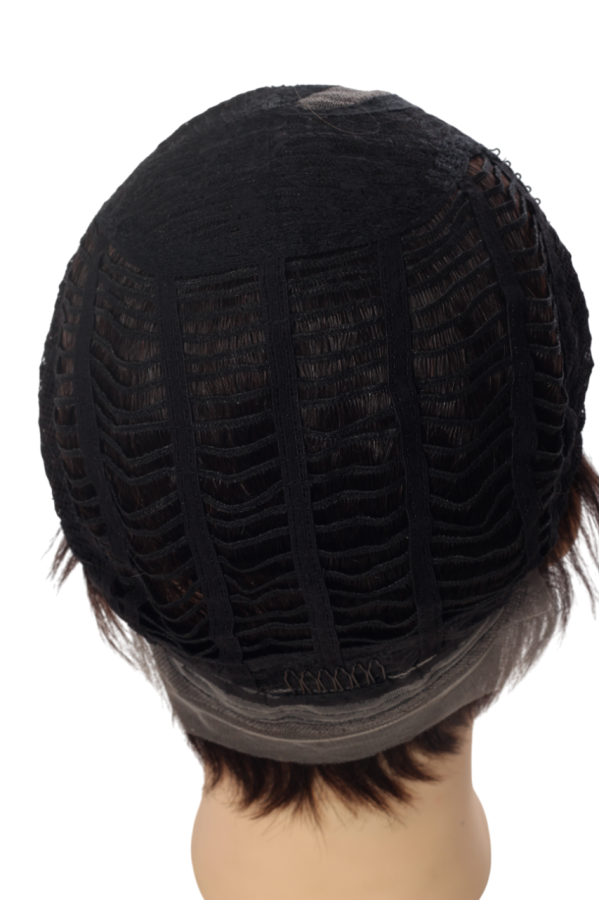 thumbErkek Doğal Saç Tül Peruk - Lace Front - 72 G - Koyu Kahve