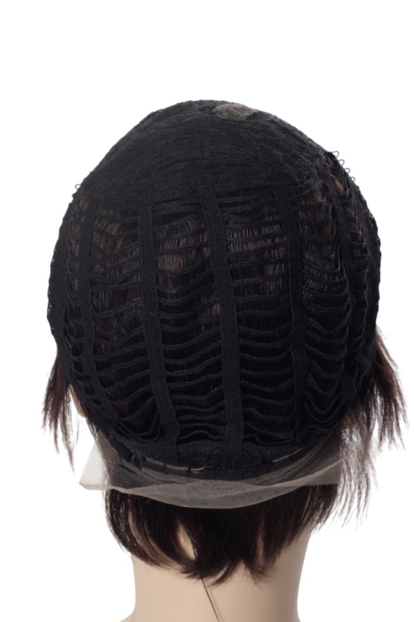 thumbErkek Doğal Saç Tül Peruk - Lace Front - 68 G - Koyu Kahve