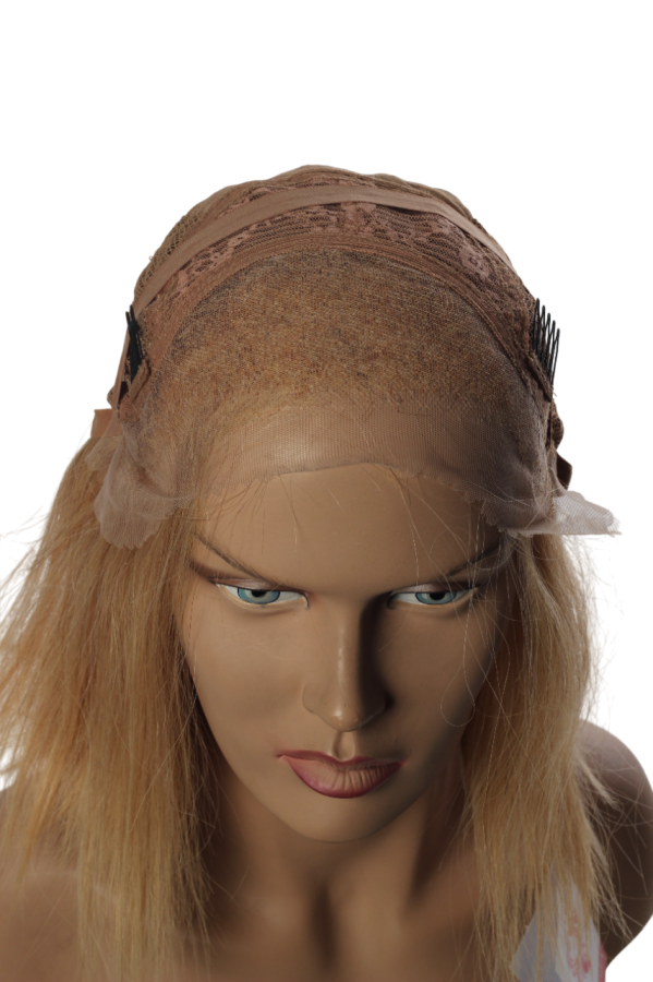 thumb DOĞAL SAÇ MEDİKAL TÜL PERUK - LACE FRONT - AÇIK SARI